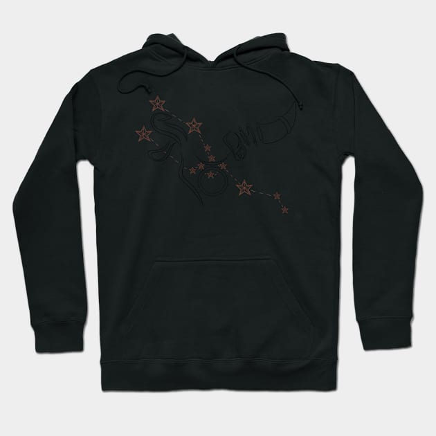 Zodiac sign Taurus Hoodie by ZedWolf